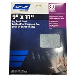 Ceramic Sandpaper, Coarse, 100-Grit, 9 x 11-In., 3-Pk.