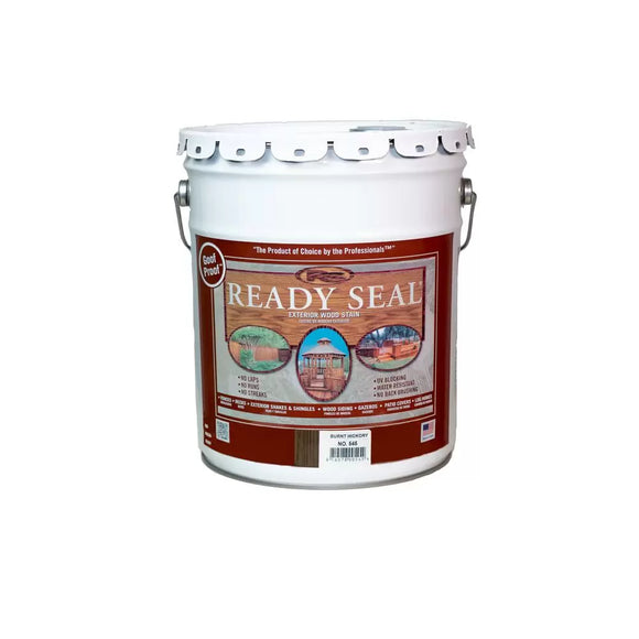 Ready Seal Exterior Wood Stain and Sealer - Burnt Hickory , 5 Gallon