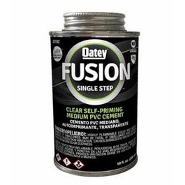 Fusion PVC Cement, Clear, 10-oz.