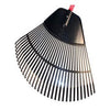 30-In. Poly Leaf Rake, Fiberglass Handle