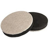 Furniture Glides, Felt, Round, Reusable, 3.5-In., 4-Pk.