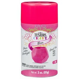 Craft Paint, Neon Pink, 3-oz. Aerosol