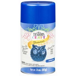 Craft Paint, Sapphire Blue Shimmer, 3-oz. Aerosol