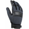 Hybrid Leather Work Gloves, Goatskin/Spandex, Black, X-Large