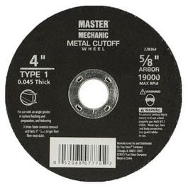 Metal-Cutting Wheel, 4 x .045 x 5/8-In.