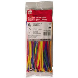 Cable Tie, Nylon, Assorted Colors, 8-In., 120-Pk.