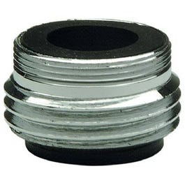 Faucet Aerator Adapter, Dual Thread, 55/64-In. x 27 & 15/16-In. x 27 x 3/4-In.