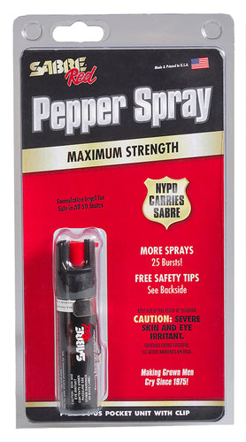 Sabre P22OC Pocket Pepper Spray 4 Tall x .87 Wide .75 oz 8-10 Feet