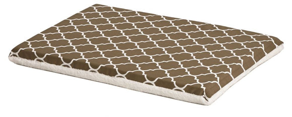 Midwest QuietTime Defender Series Reversible Crate Brown Mat for Dogs