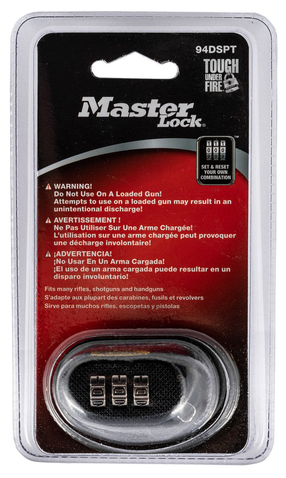 Master Lock 94DSPT Combination Lock Resettable