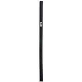 Polyethylene Foam Pipe Insulation, Black, Tubular, 6-Ft.