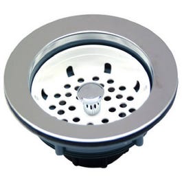 Basket Sink Strainer, 3.5-In. Drains