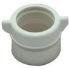 Plastic Drain Pipe Adapter, White Plastic