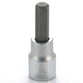 Hex Bit Socket, 3/8-In. Drive, 8mm,