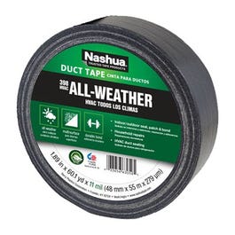 HVAC Duct Tape, Black, 1.89-In. x 60-Yds.