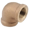 Pipe Fittings, Brass Elbow, Lead Free, 90 Degree, 1/4-In.