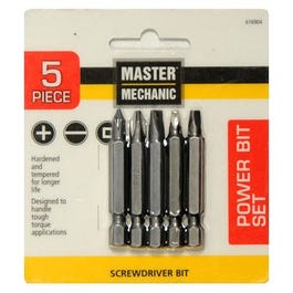 5-Pc. Power Screwdriver Bit Set