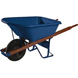 Polyethelyne Wheelbarrow, 5-3/4 Cu. Ft.