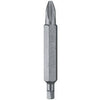 Double-End Phillips/Square Recess Bit, 3-Pk.