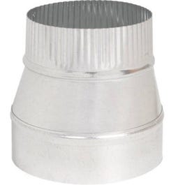 Galvanized Taper Reducer, 4 x 3-In., 24-Gauge