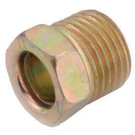 Brass Threaded Inverted Flare Steel Nut, 5/16-In.