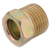 Brass Threaded Inverted Flare Steel Nut, 1/4-In.