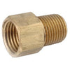 Brass Threaded Inverted Flare Connector, 5/16 x 1/8-In.