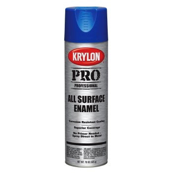 Krylon K05815 Professional All Surface Enamel, Spray, Gloss Blue ~ 15 oz Cans