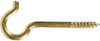 .162X2.563 SOLID BRASS CEILING HOOK