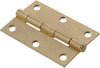 1  BRASS PLATED NARROW HINGE