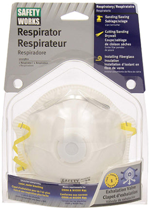 HARMFUL DUST DISPOSABLE RESPIRATOR W/