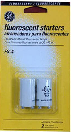 FS4 FLUORESCENT STARTER 2PK