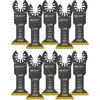 Imperial Blades 1-3/4 In. ONE FIT Titanium STORM Wood/Metal Oscillating Blade (10-Pack)