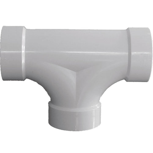 Charlotte Pipe 3 In. Schedule 40 DWV 2-Way PVC Cleanout Tee