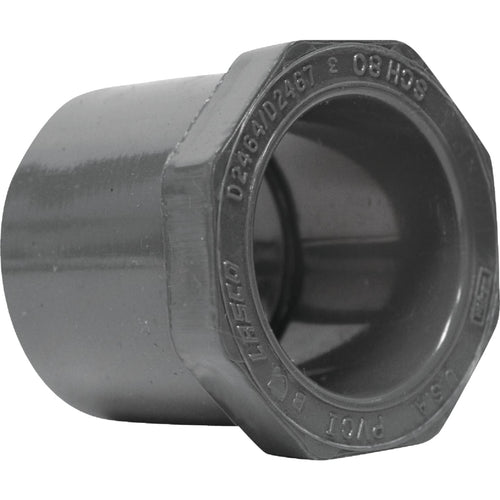 Charlotte Pipe 3/4 In. Spigot x 1/2 In. Slip Schedule 80 PVC Bushing