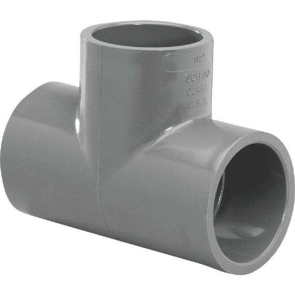 Charlotte Pipe 2 In. Slip Schedule 80 PVC Tee