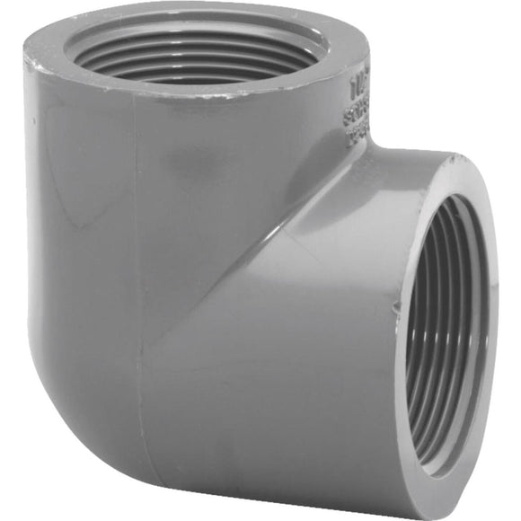 Charlotte Pipe 3/4 In. FIP x FIP Schedule 80 FIP x FIP PVC Elbow