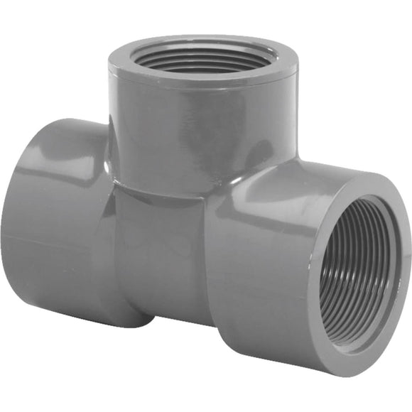 Charlotte Pipe 2 In. FIP Schedule 80 PVC Tee