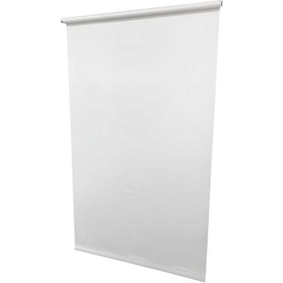 Friedland Shades Jupiter 37-1/4 In. x 72 In. White Economy Room Darkening Vinyl Roller Shade