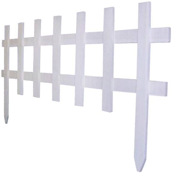 Greenes Fence 18 In. H x 3 Ft. L Wood Decorative Border Fence