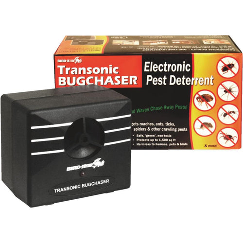 Bird X Transonic BugChaser Ultrasonic 1500 Sq. Ft. Coverage 110V Electronic Pest Repellent