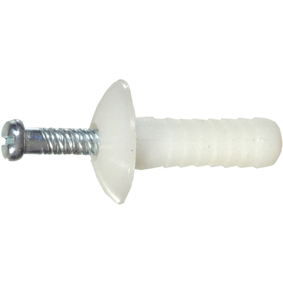 Hillman 1/4 In. x 3/4 In. Nylon Truss Hammer Drive Anchor (100 Ct.)