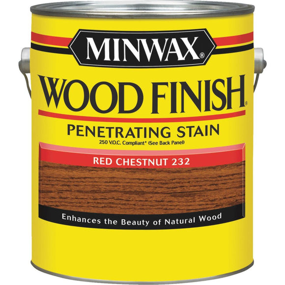 Minwax Wood Finish VOC Penetrating Stain, Red Chestnut, 1 Gal.