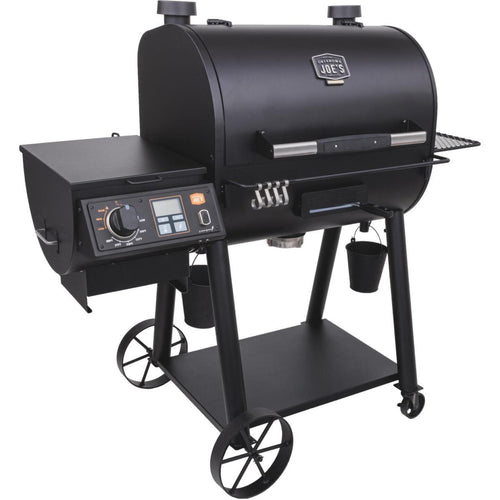 Oklahoma Joe's Rider Deluxe Black 1211 Sq. In. Pellet Grill