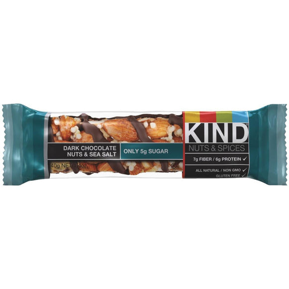 Kind Dark Chocolate, Nuts, & Sea Salt 1.4 Oz. Nutrition Bar
