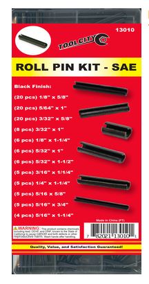 Tool City Roll Pin Kit - SAE (110 Pc)