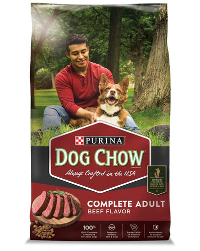 Purina Dog Chow Complete Adult Beef Flavor Dry Dog Food 44 Lb