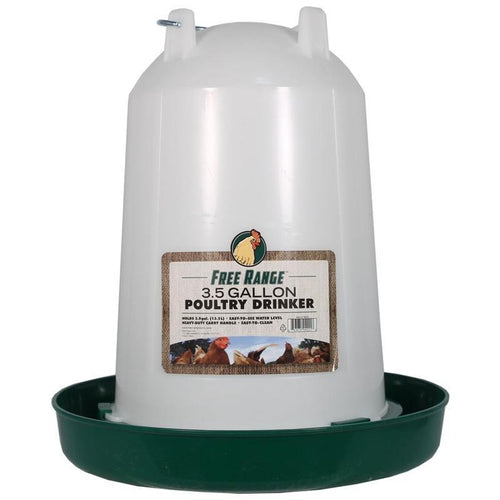 FREE RANGE PLASTIC POULTRY WATERER